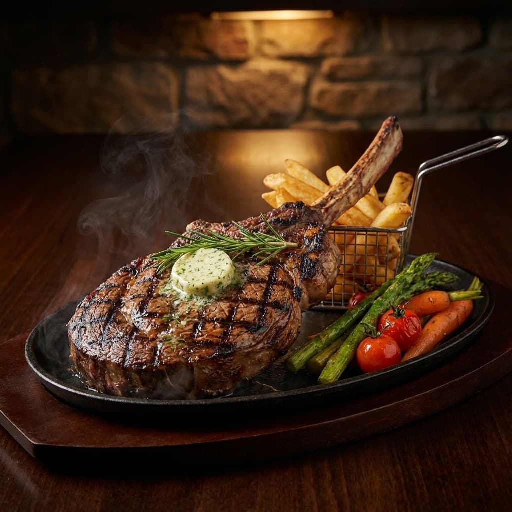 Selection of dishes from the Cattle Steakhouse menu